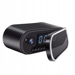 Ukryta kamera w zegarze budzik WiFi Full HD LED