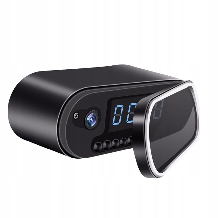 Ukryta kamera w zegarze budzik WiFi Full HD LED