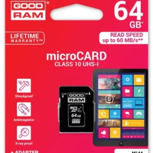 Karta pamięci SD GoodRam UHS1 CL10 64GB + adapter
